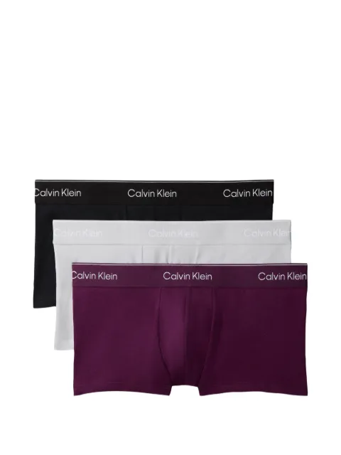 Calvin Klein set de tres piezas de ropa interior con logo en la pretina