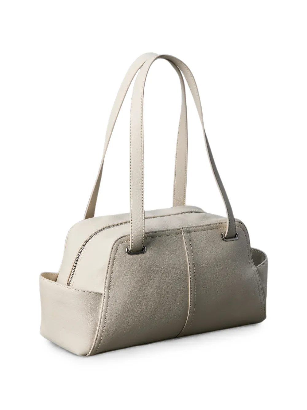 Calvin Klein Schoudertas met logo-reliëf Beige
