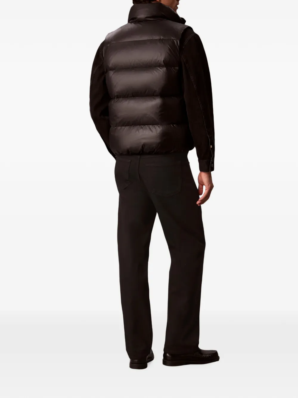 Calvin Klein Bodywarmer met logoprint Zwart