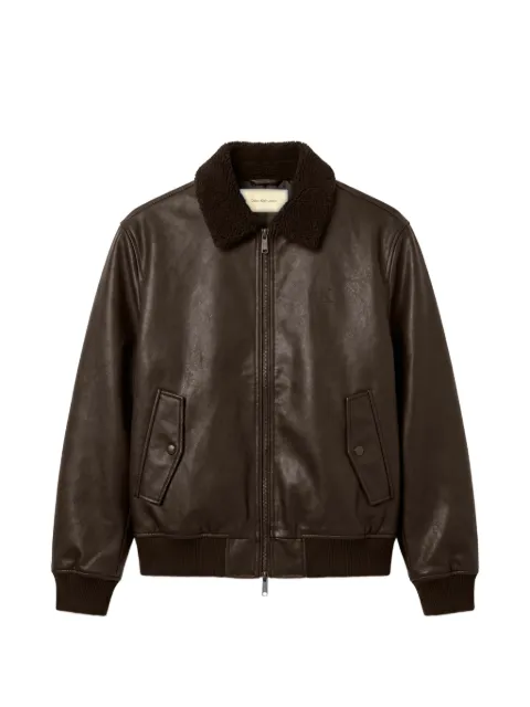 Calvin Klein chaqueta con cuello de pelo