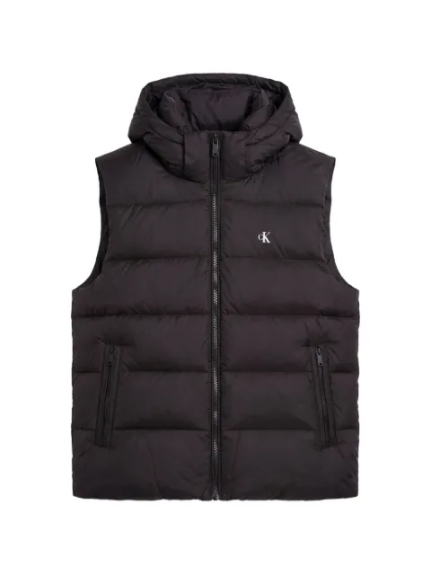 Calvin Klein quilted hooded gilet
