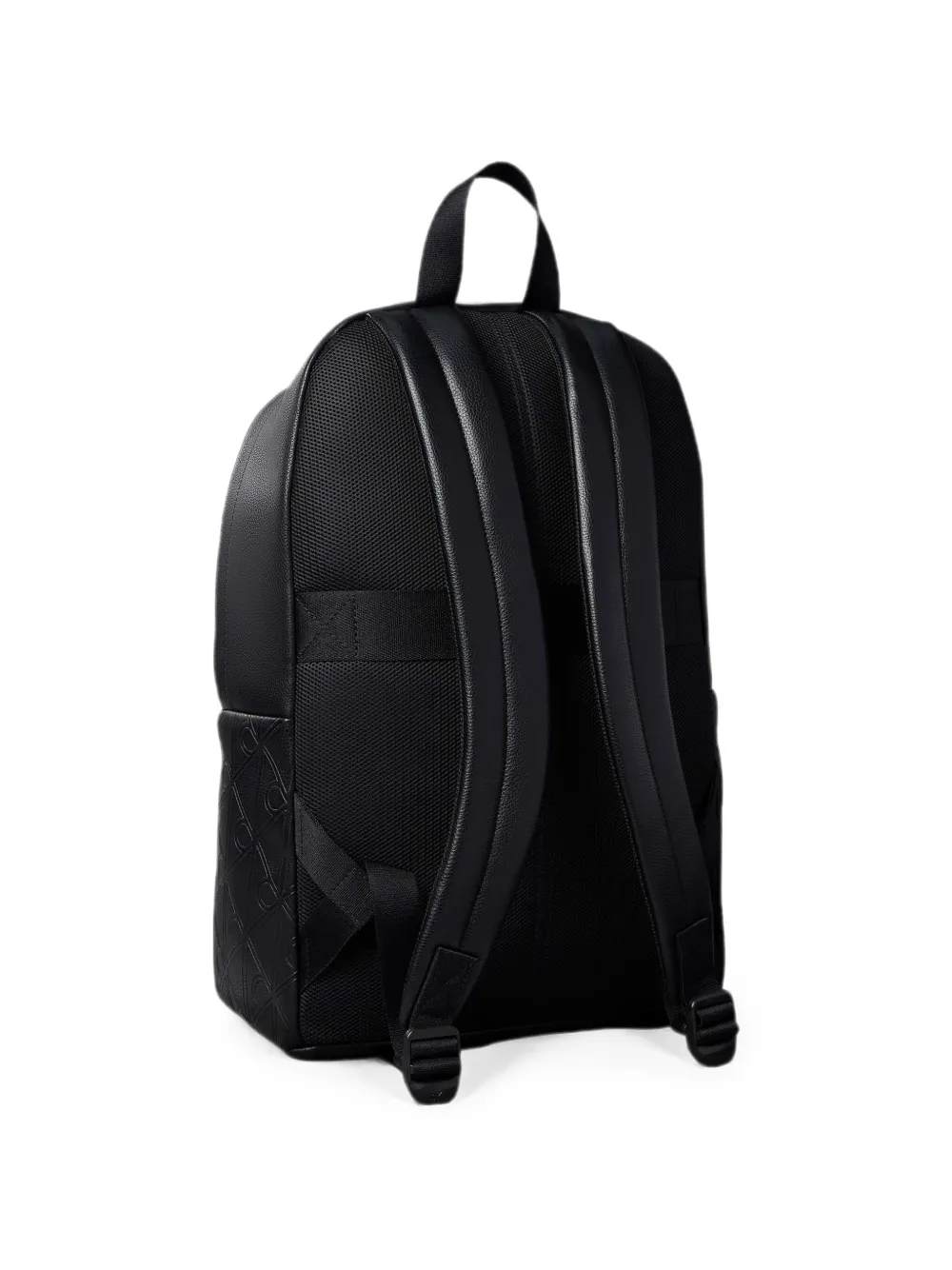 Calvin Klein Rugzak met monogram-reliëf Zwart