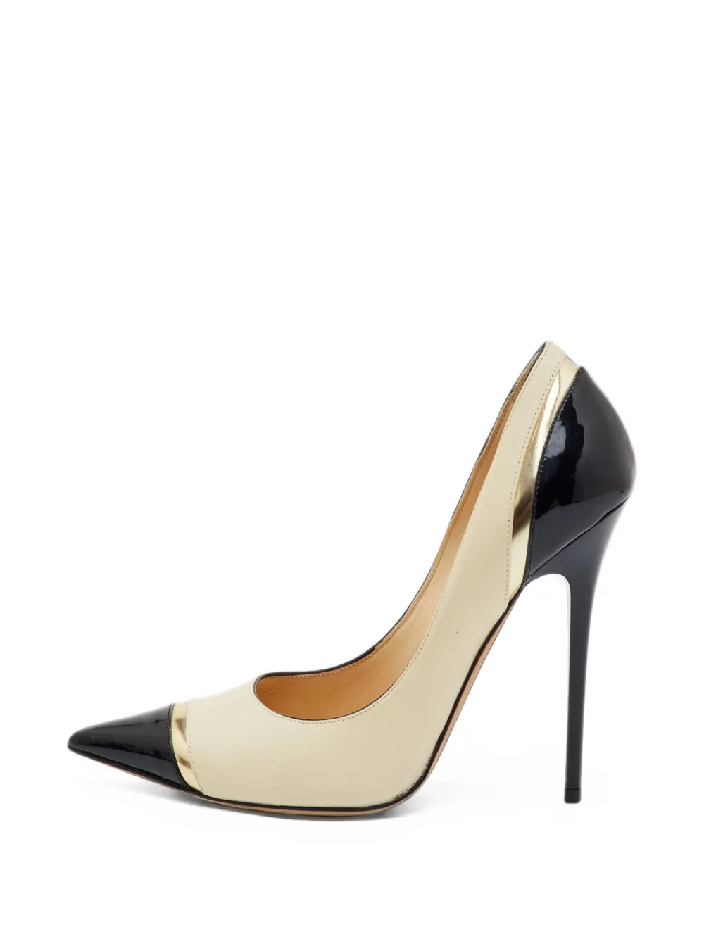 Jimmy Choo Pre-Owned Limit pointed toe pumps - Nude