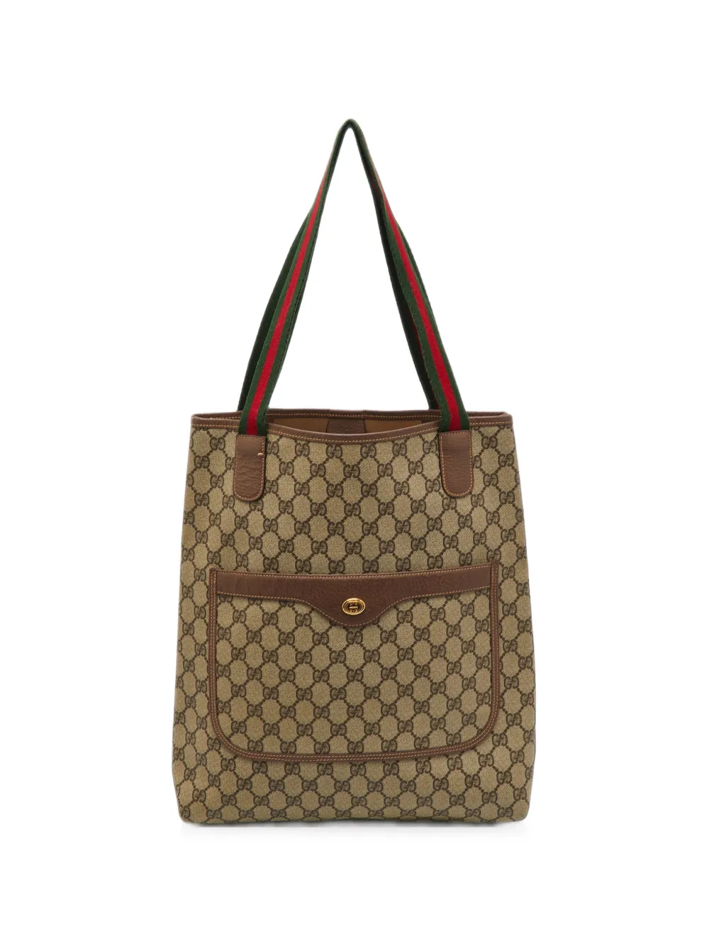 Gucci Pre-Owned GG Supreme Web tote bag - Toni neutri