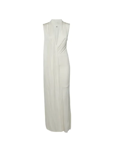 TOTEME overlapped scarf maxi dress