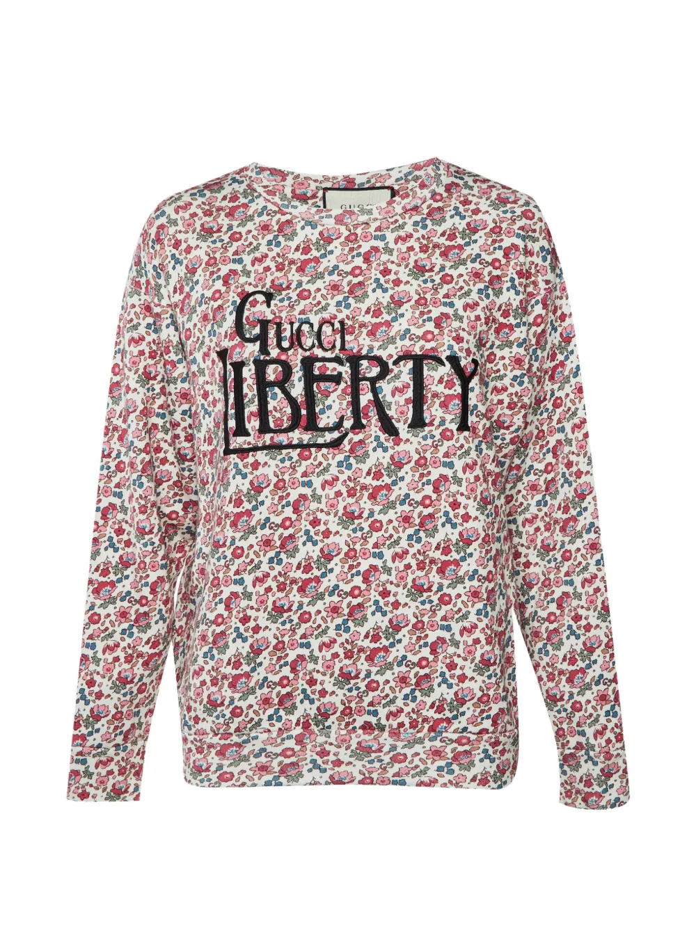 Gucci Pre-Owned floral-print Liberty sweater - Weiß