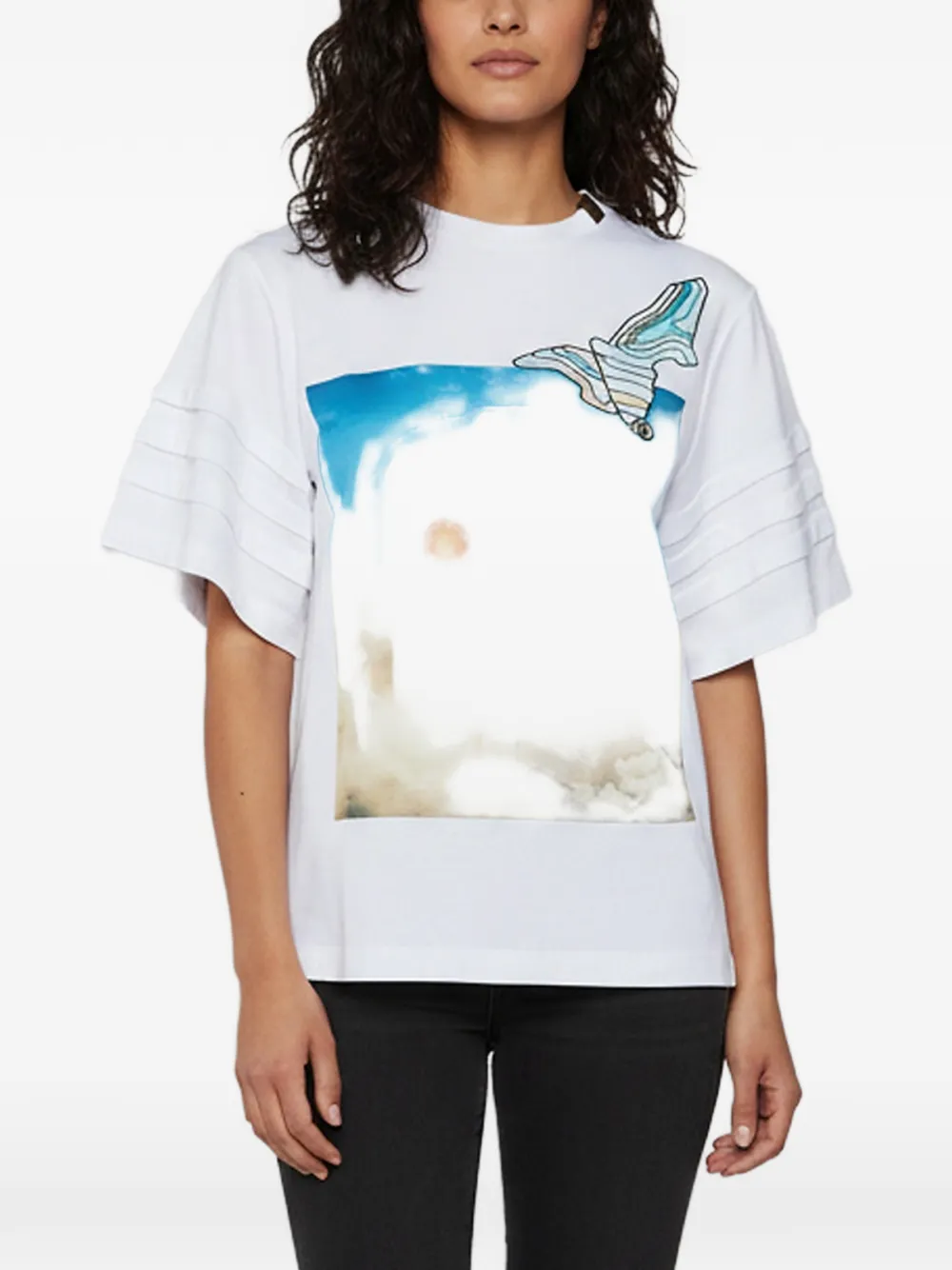 Louis Vuitton Pre-Owned T-shirt con stampa grafica - Bianco