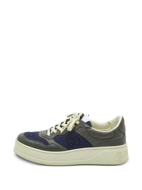 Gucci Pre-Owned Interlocking-GG platform sneakers