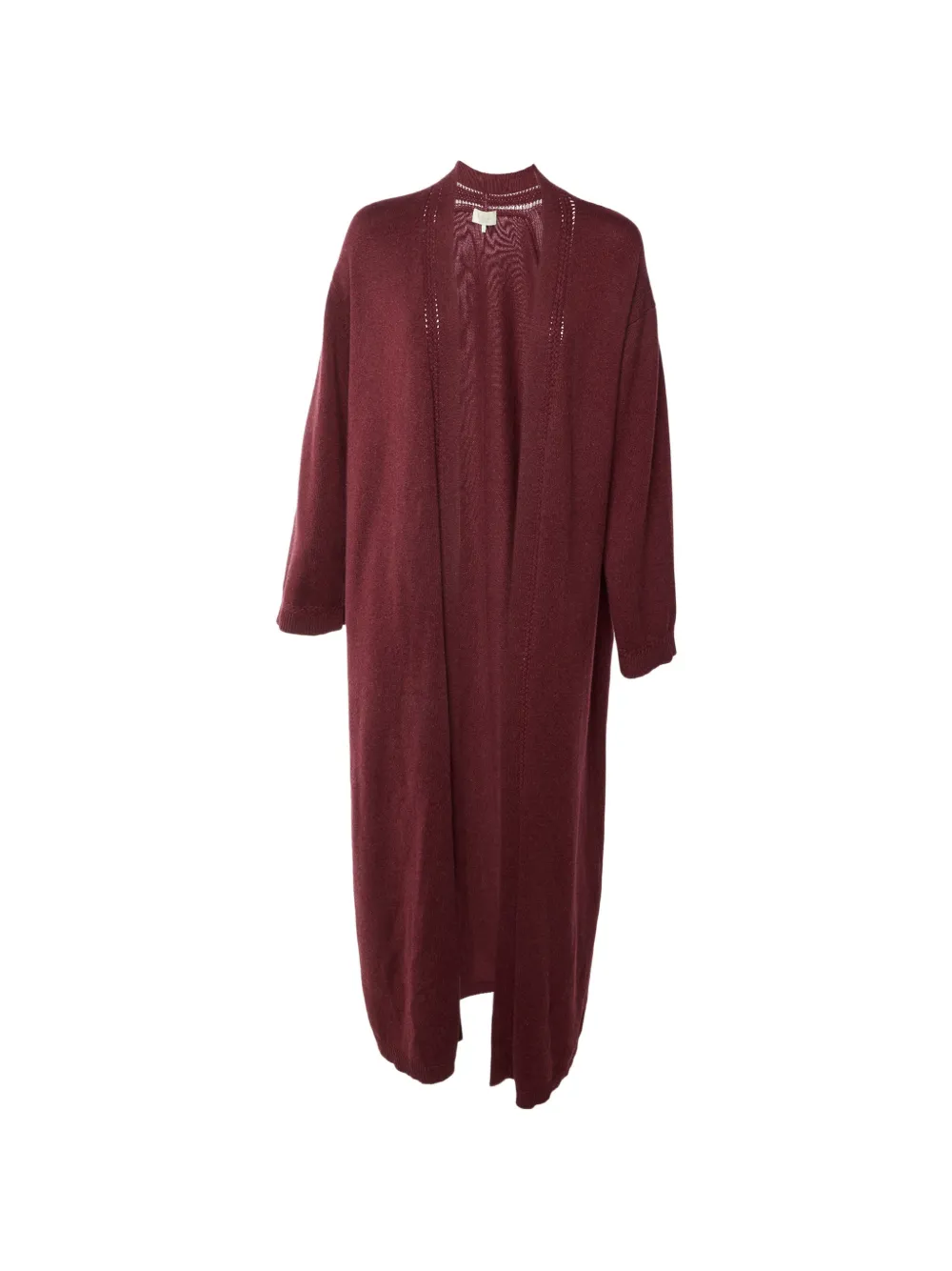 Loro Piana Pre-Owned Cardigan lungo aperto - Rosso