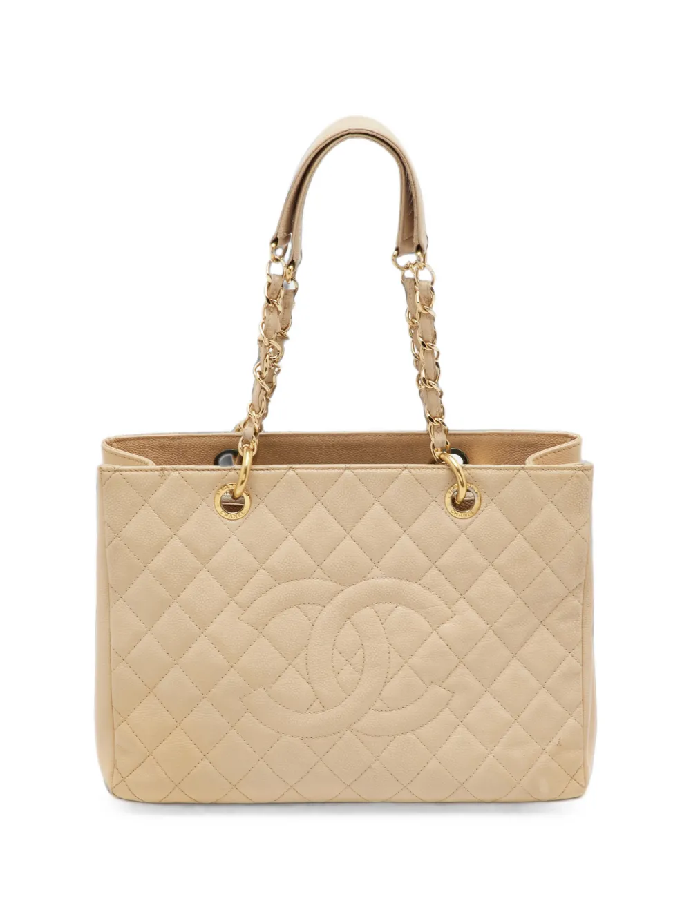 CHANEL Pre-Owned GST quilted tote bag - Neutrals