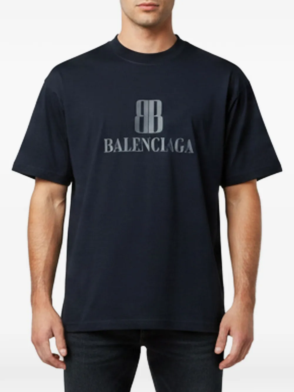 Balenciaga Pre-Owned Nano BB T-Shirt - Blau