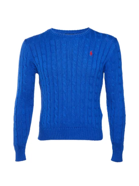 Polo Ralph Lauren Vintage cable-knit long-sleeve sweater