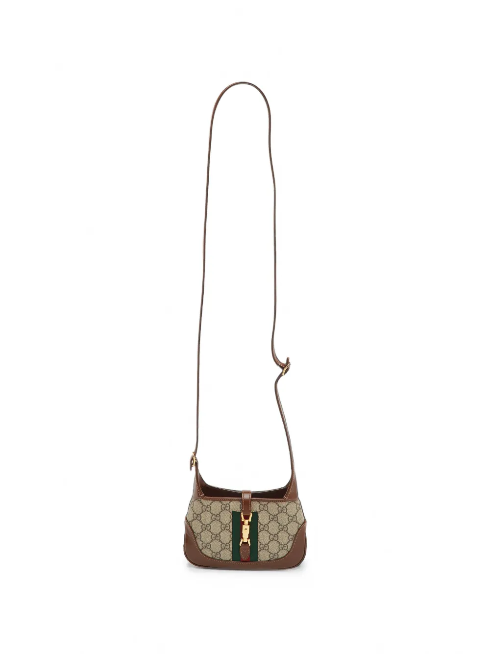 Gucci Pre-Owned mini Jackie 1961 GG-Supreme cross body bag - Nude
