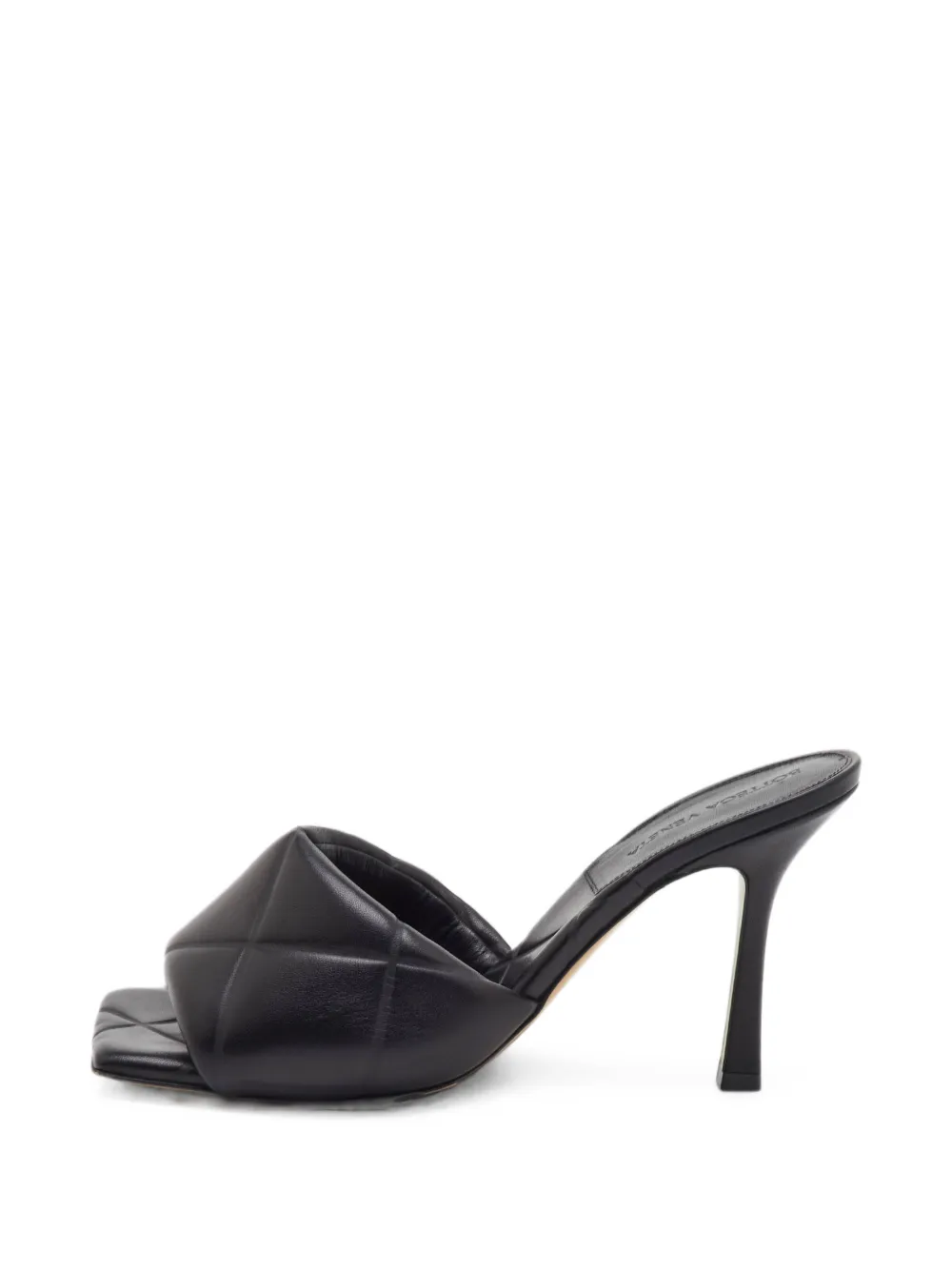 Bottega Veneta Pre-Owned Lido padded sandals - Nero