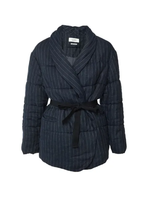MARANT ÉTOILE chaqueta acolchada de raya diplomática