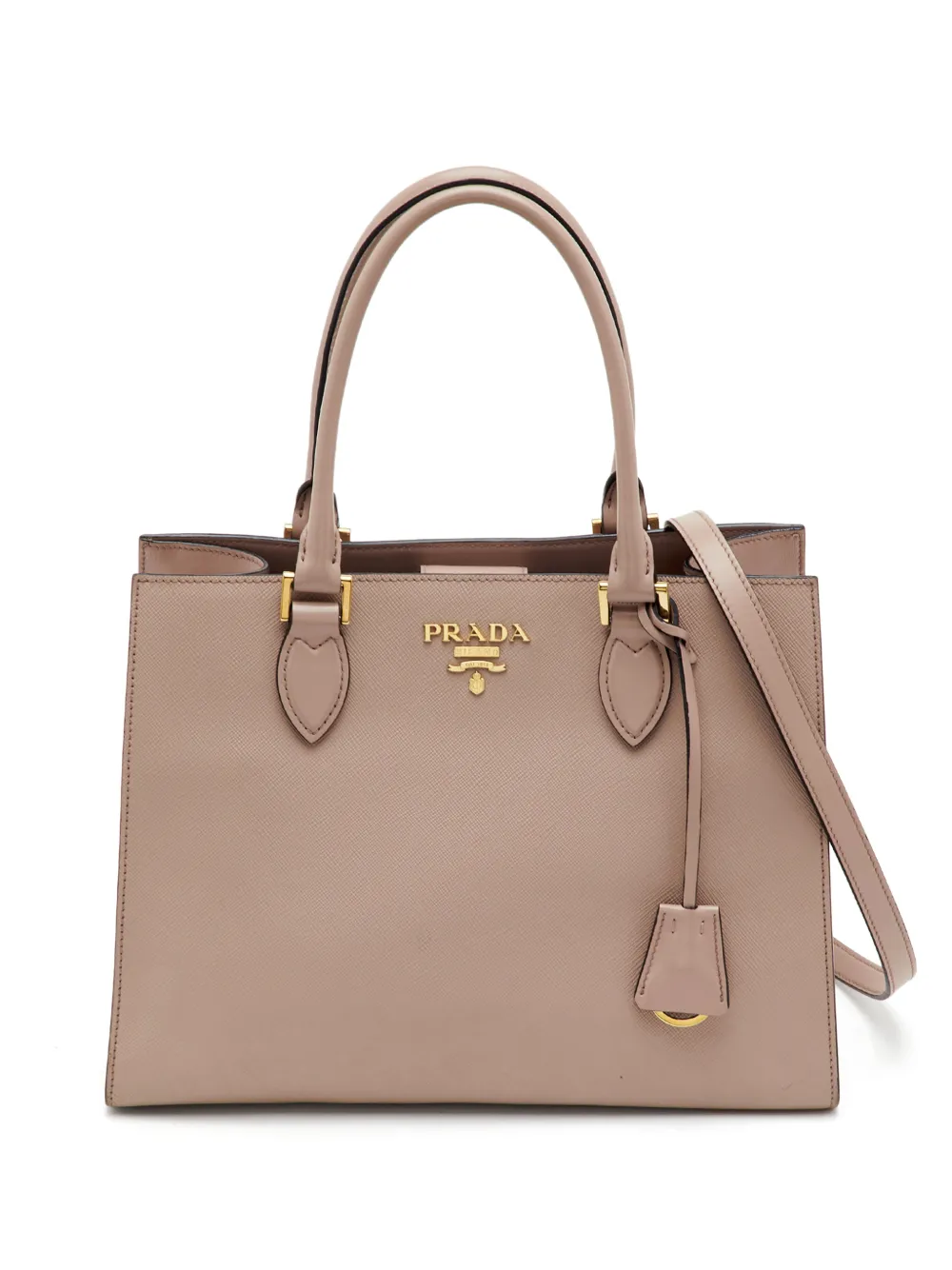 Prada Pre-Owned Borsa tote in pelle Saffiano - Toni neutri