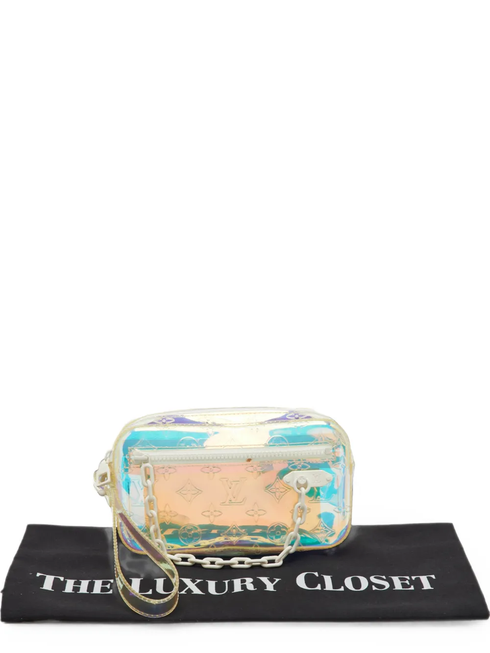 Louis Vuitton Pre-Owned x Virgil Abloh 2019 Volga Prism-Monogram clutch bag - Blau