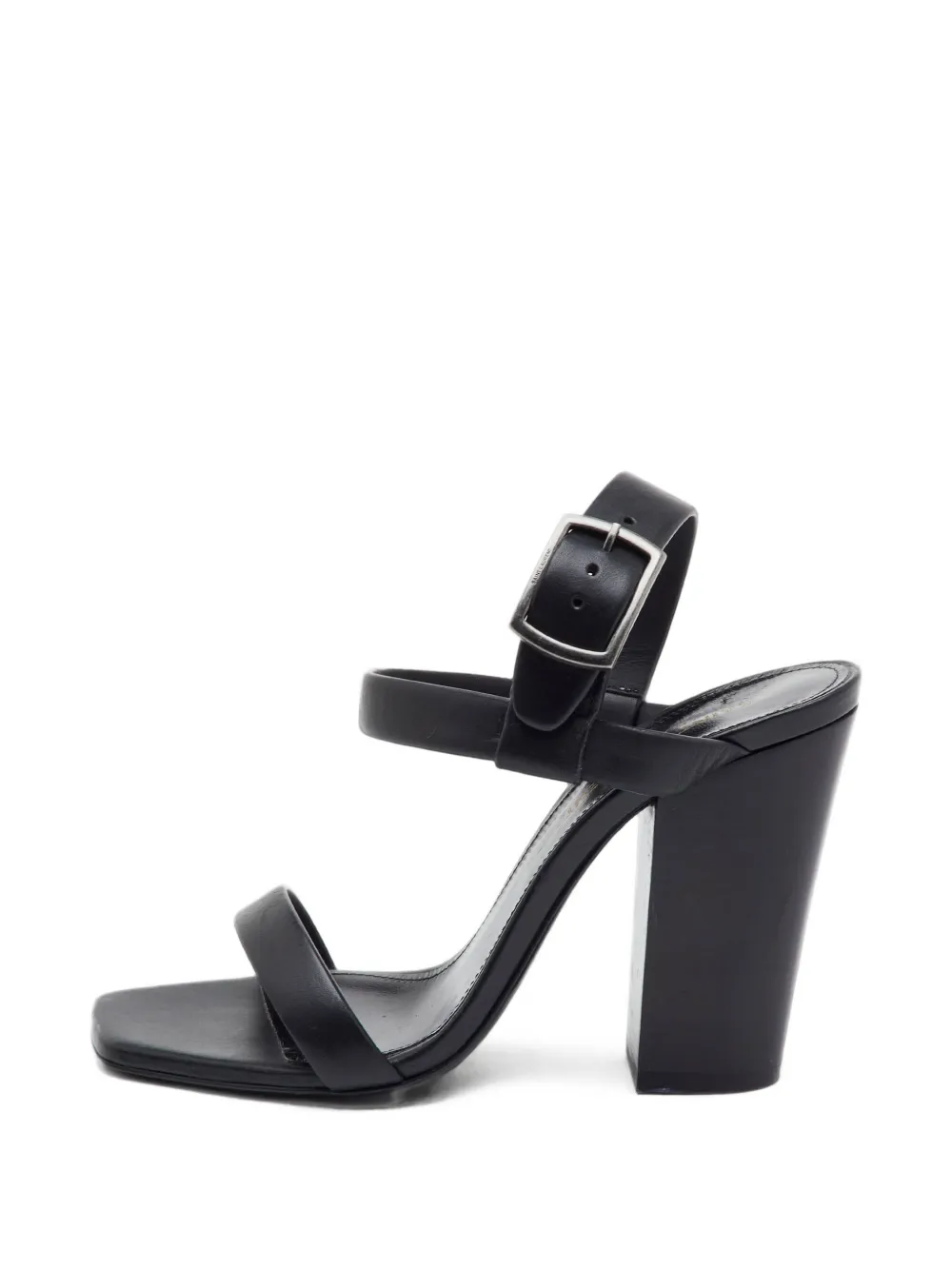 Saint Laurent Pre-Owned Amber Sandalen mit Schnalle - Schwarz