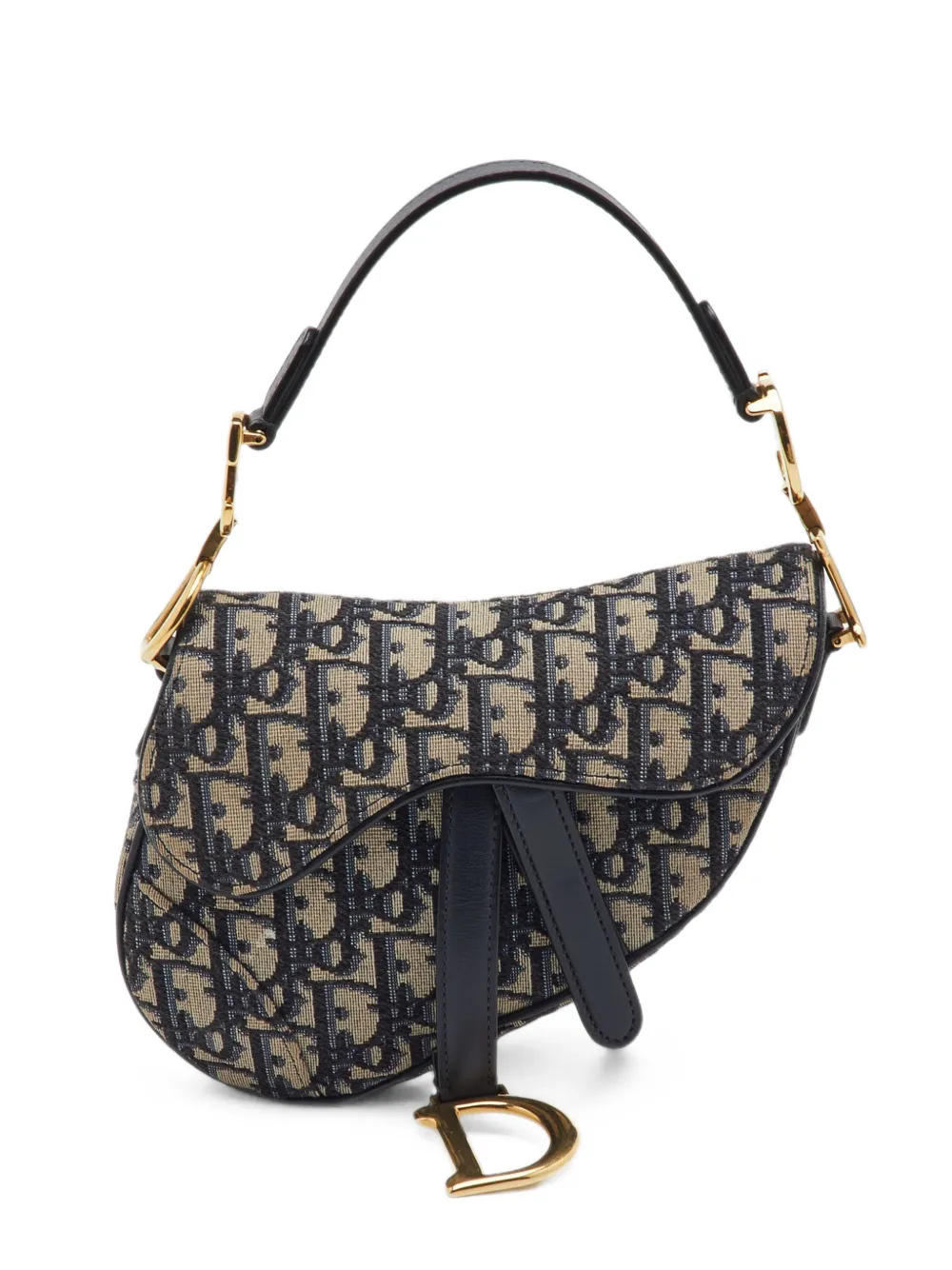 Christian Dior Pre-Owned 2018 Saddle Oblique Mini tote bag - Nude