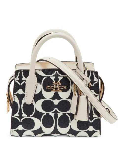 Coach bolsa de mano Andrea Carryall Signature