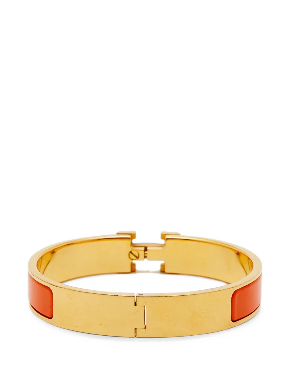 Hermès Pre-Owned Clic H enamel bracelet - Gold