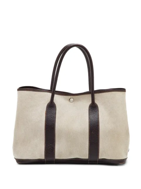 Hermès Pre-Owned cabas Garden Party 30 à finitions en cuir (2004)