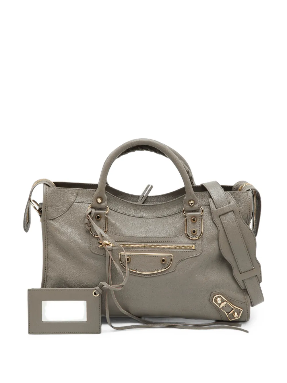 Balenciaga Pre-Owned 2000s Le City leather tote bag - Grau