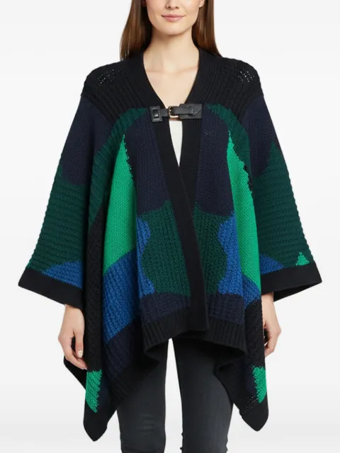 Louis Vuitton Pre-Owned crochet knit cape