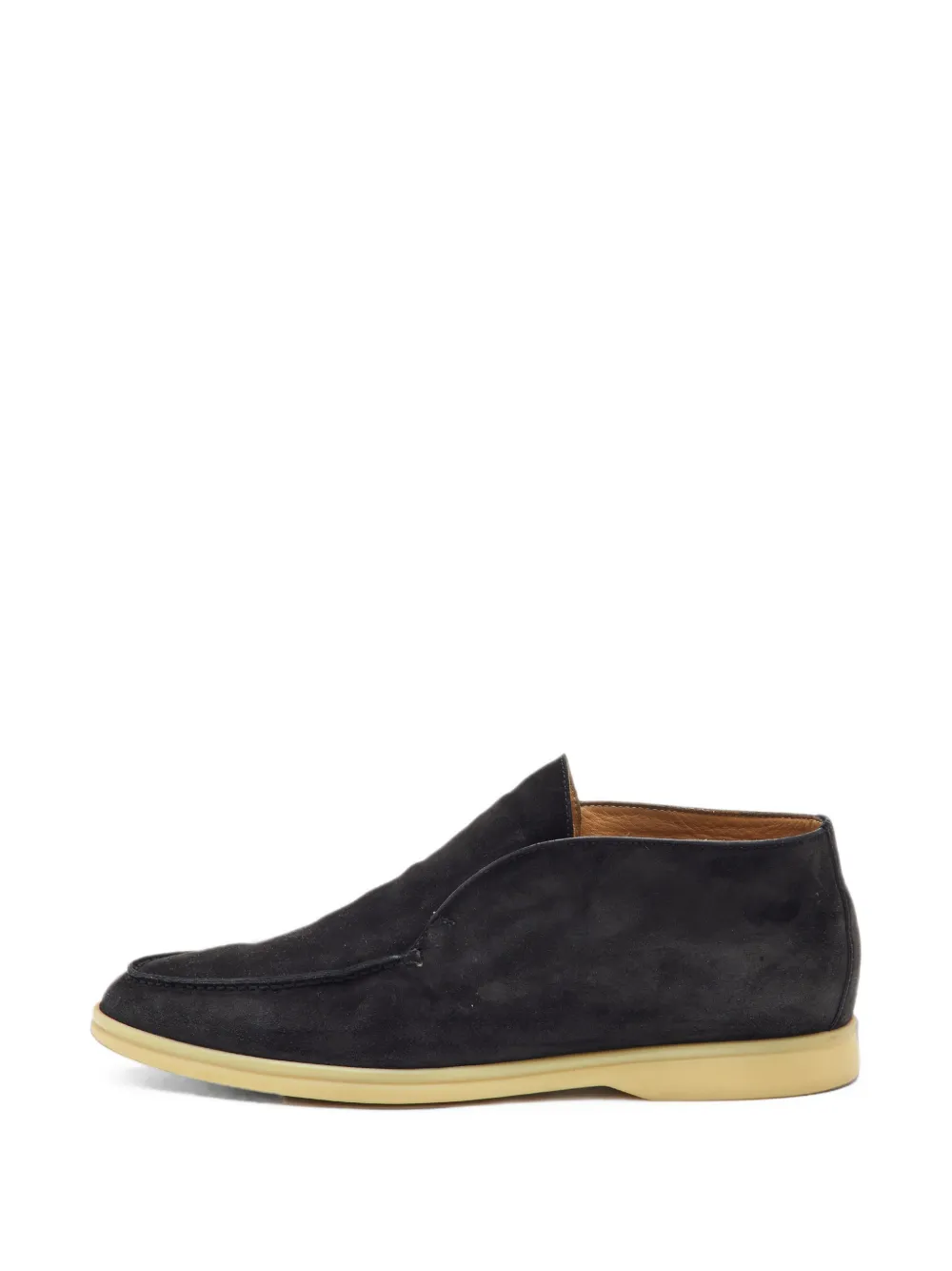 Loro Piana Pre-Owned Open Walk suede ankle boots - Schwarz