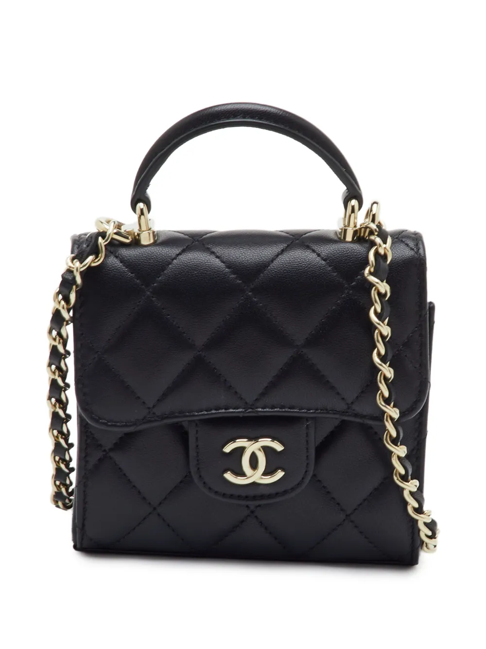 CHANEL Pre-Owned CC quilted mini bag - Nero