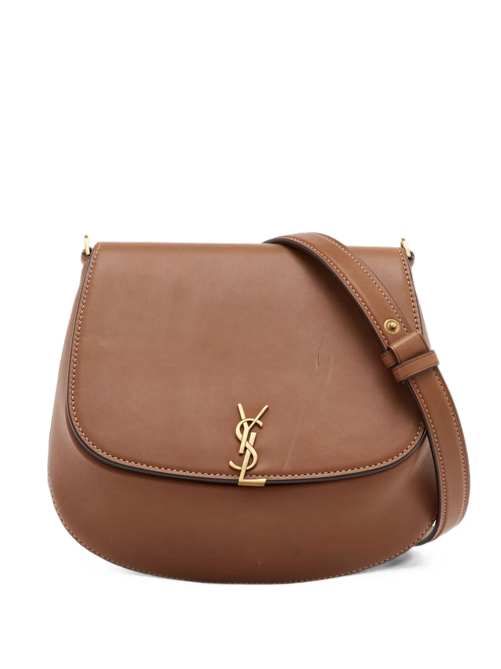 Saint Laurent Pre-Owned mini Voltaire shoulder bag - Braun
