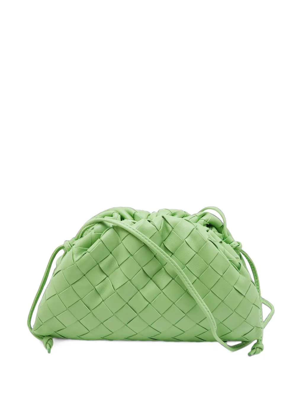 Bottega Veneta Pre-Owned The Pouch Intrecciato-Schultertasche - Grün