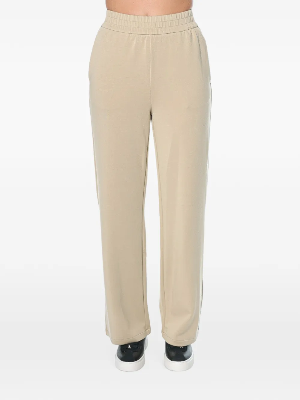 Armani Exchange elasticated-waistband trousers - Toni neutri