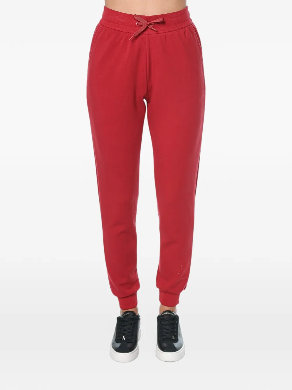 Armani Exchange drawstring-waist track pants - Rosso