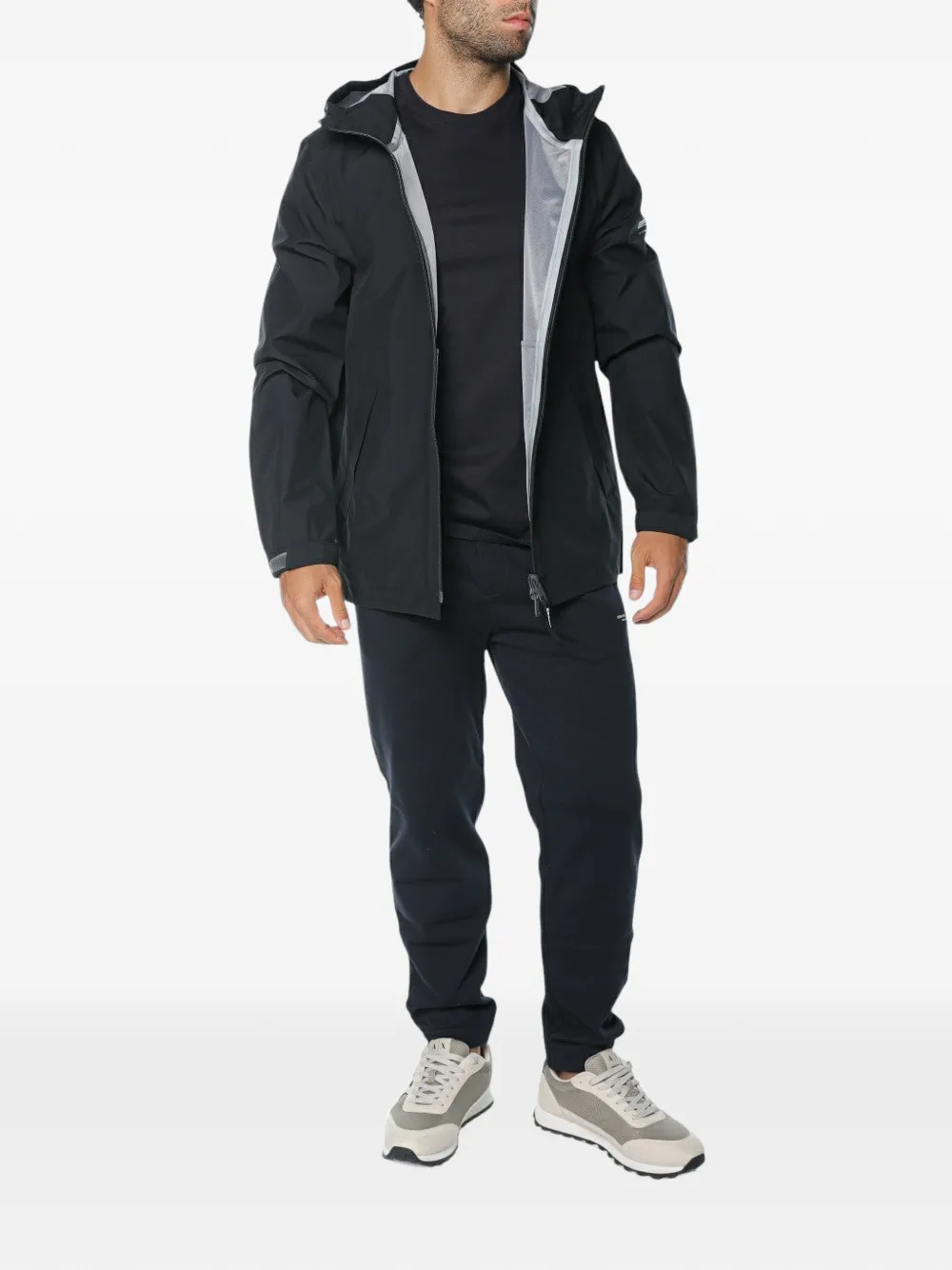 Ecoalf Diluvio hooded jacket Zwart