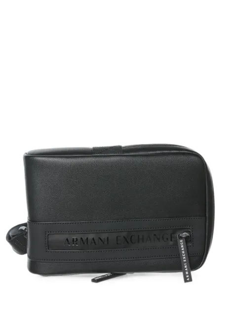 Armani Exchange logo-print backpack