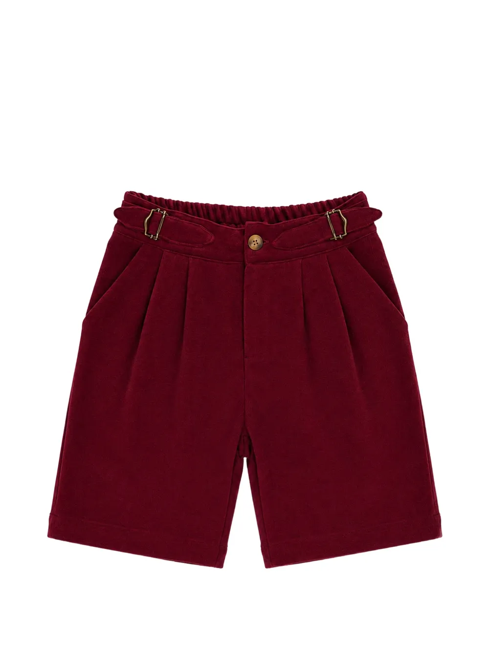 Miss Grant Kids pleated shorts - Rosso