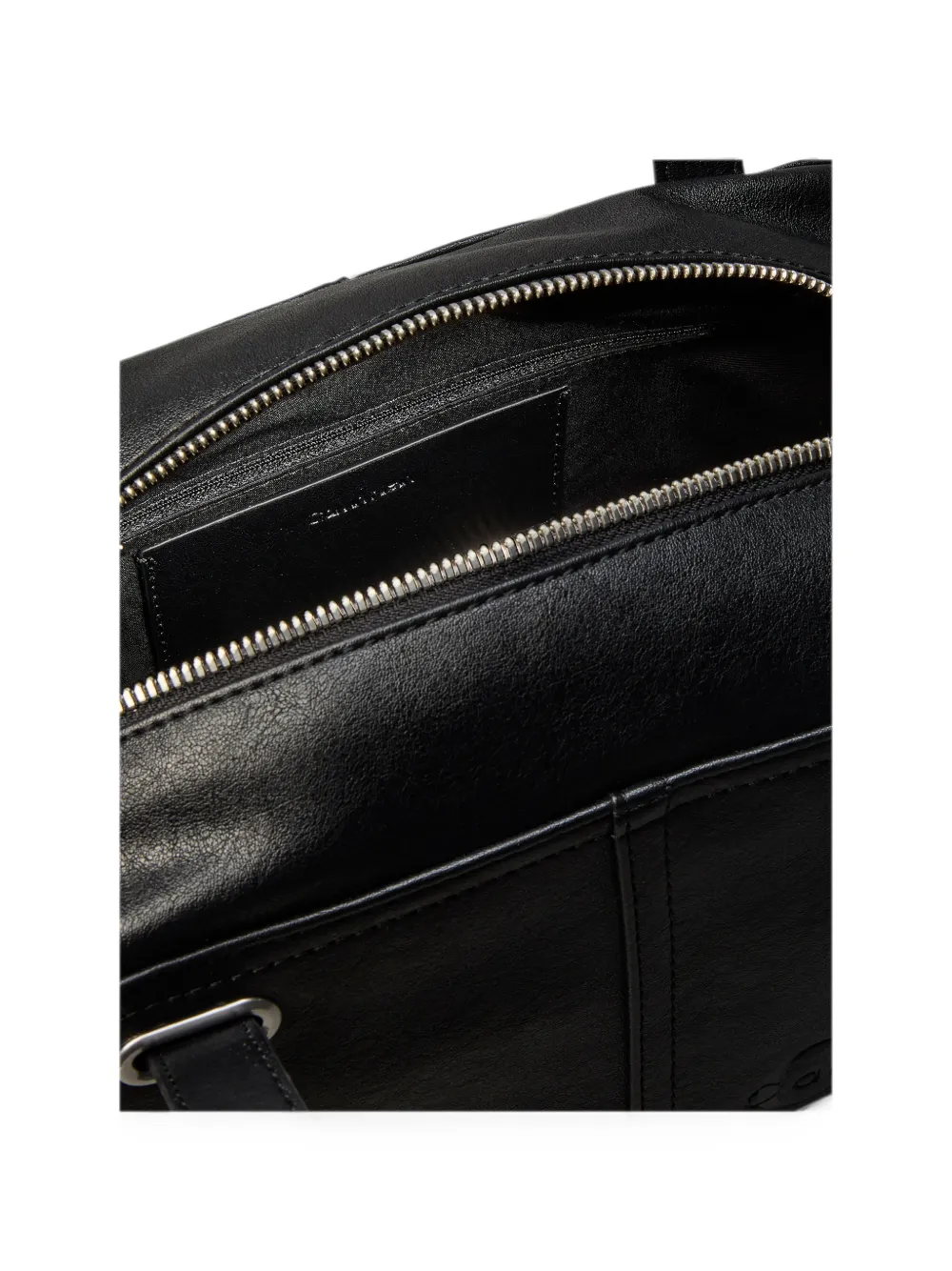 Calvin Klein Schoudertas met logo-reliëf Zwart