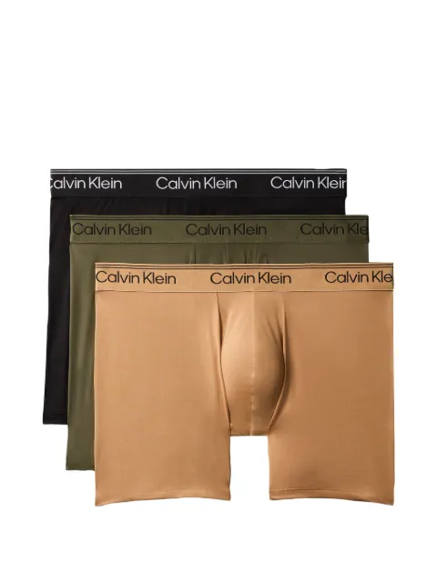 Calvin Klein pack de tres piezas de ropa interior con logo en la pretina