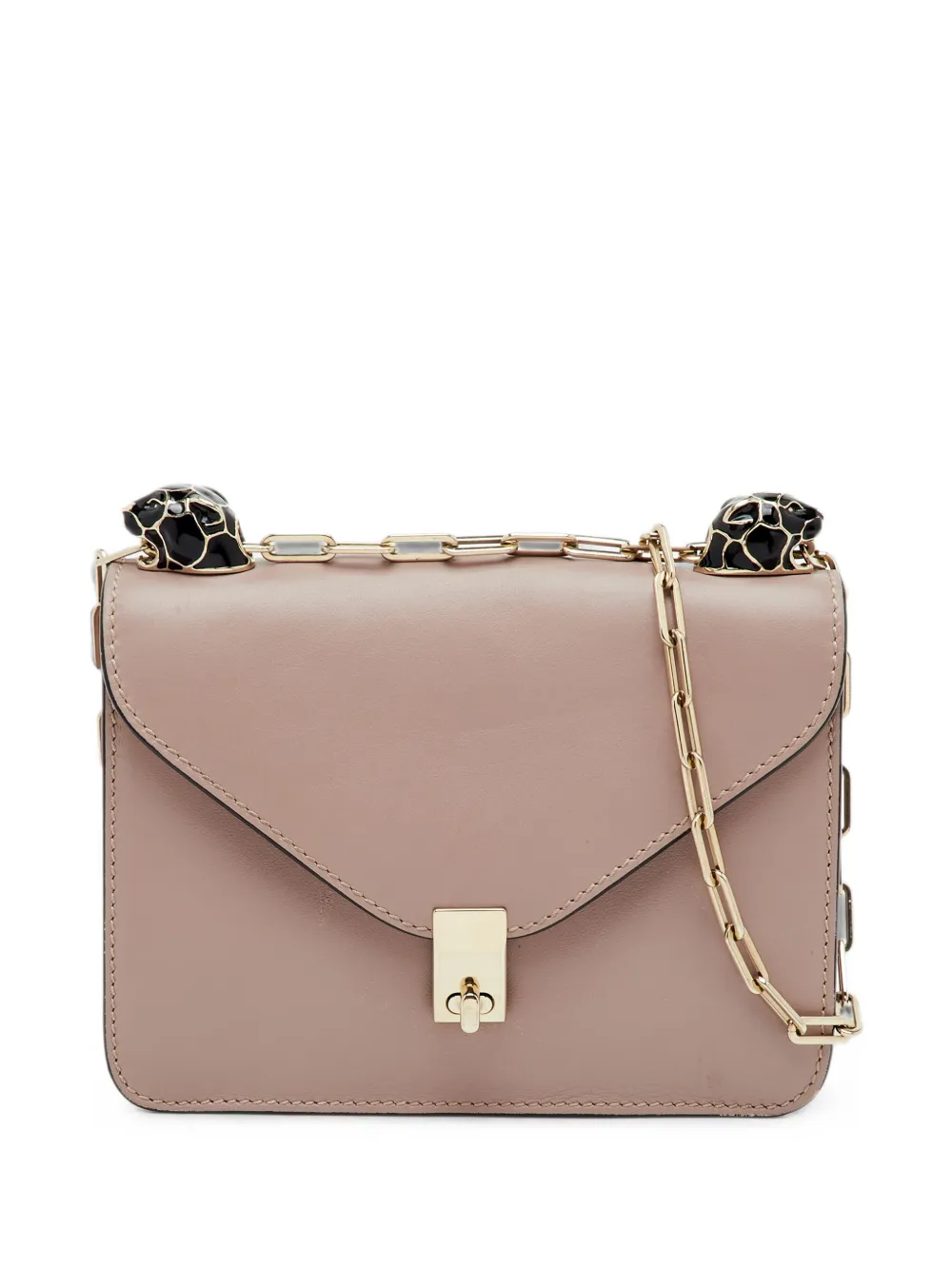 Valentino Garavani Pre-Owned Panther leather shoulder bag - Nude