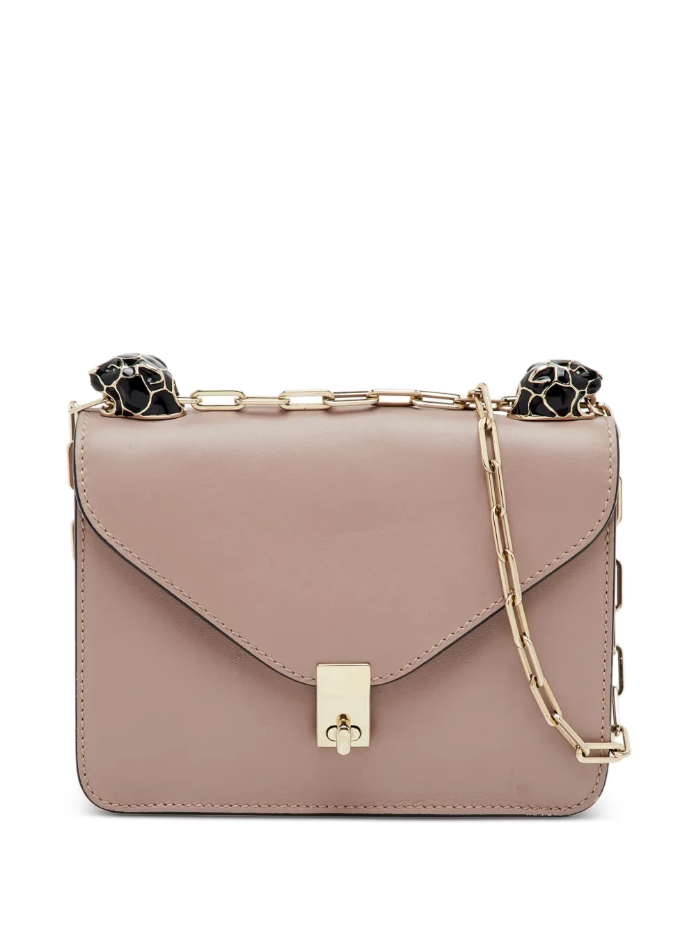 Valentino Garavani Pre-Owned Panther leather shoulder bag - Toni neutri
