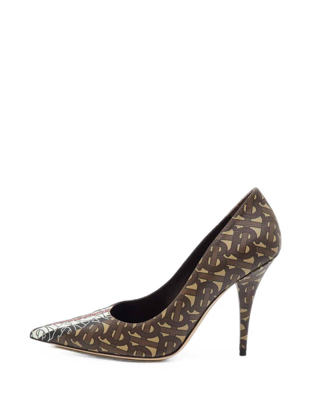 Burberry Pre-Owned Pumps TB con monogramma - Marrone
