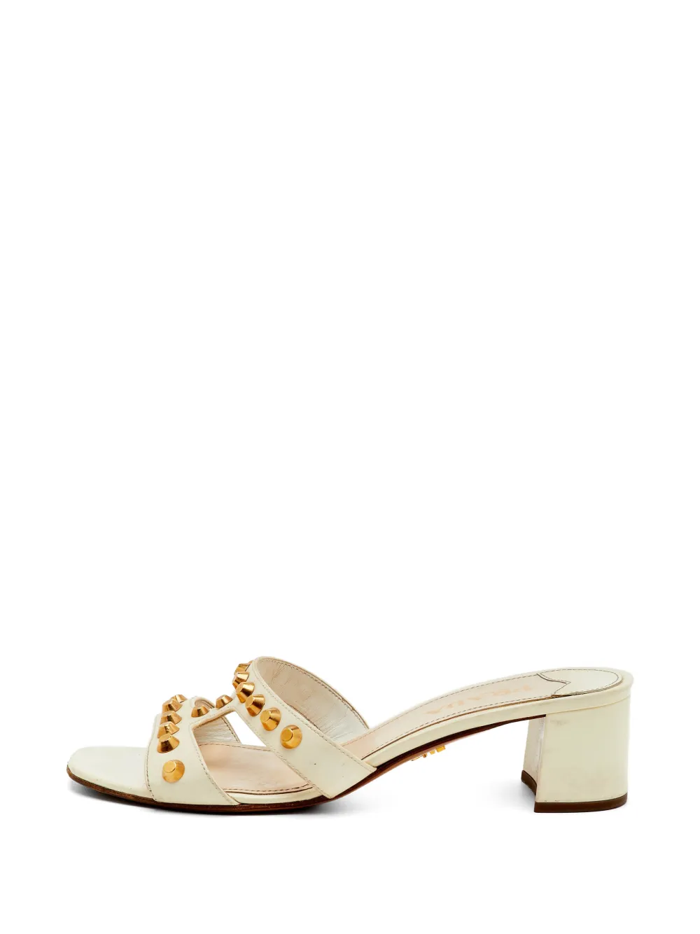 Prada Pre-Owned Sandali con tacco largo - Toni neutri