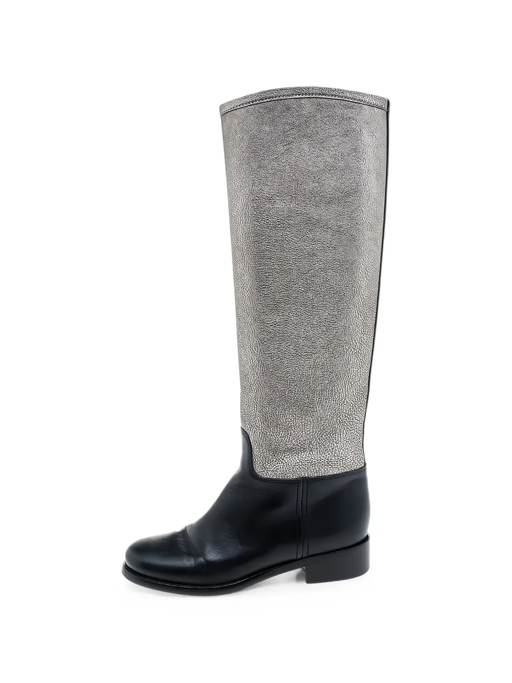 CHANEL Pre-Owned Stivali metallizzati - Argento