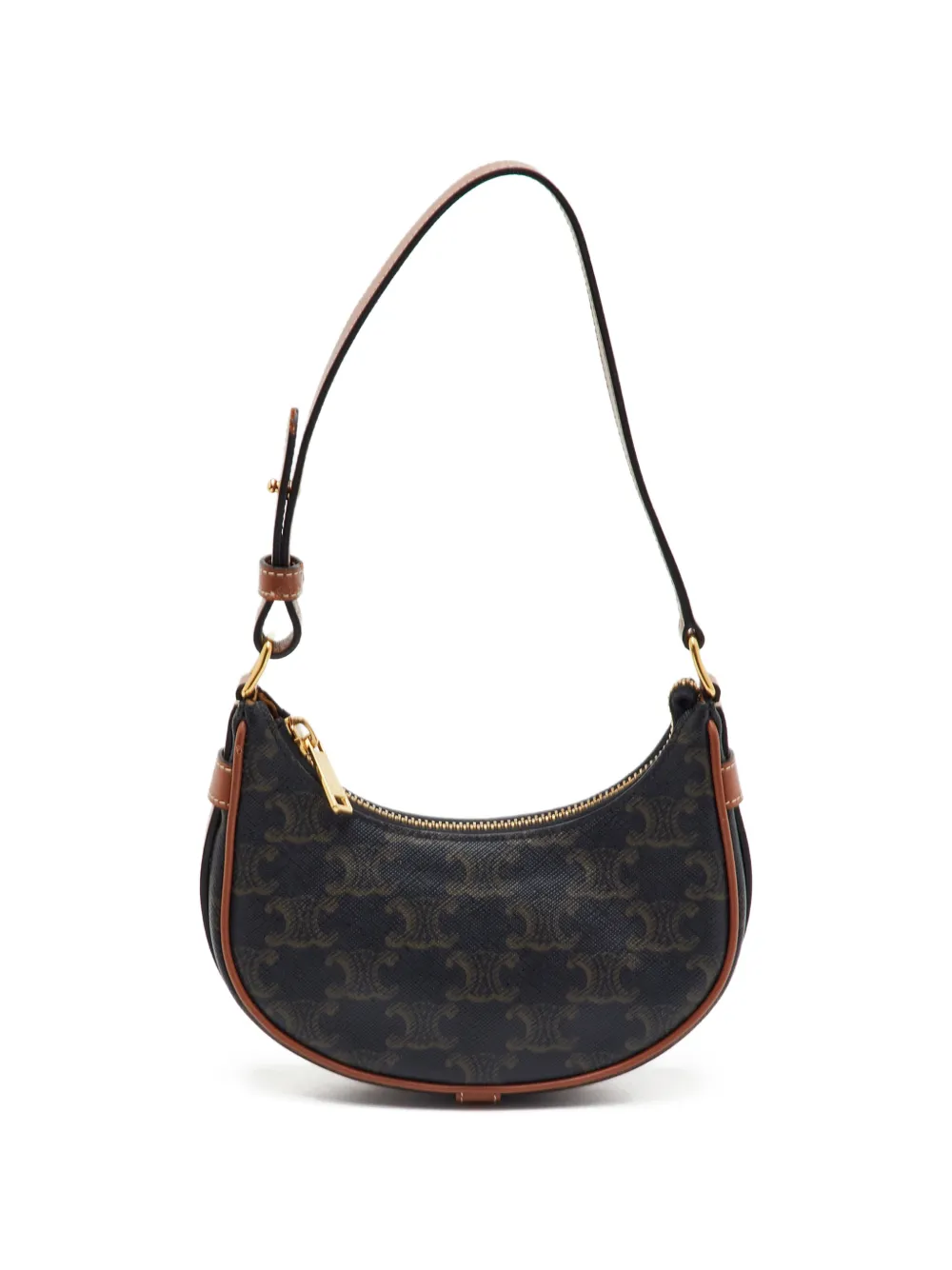 Celine Pre-Owned Borsa Ava Triomphe mini 2022 - Marrone