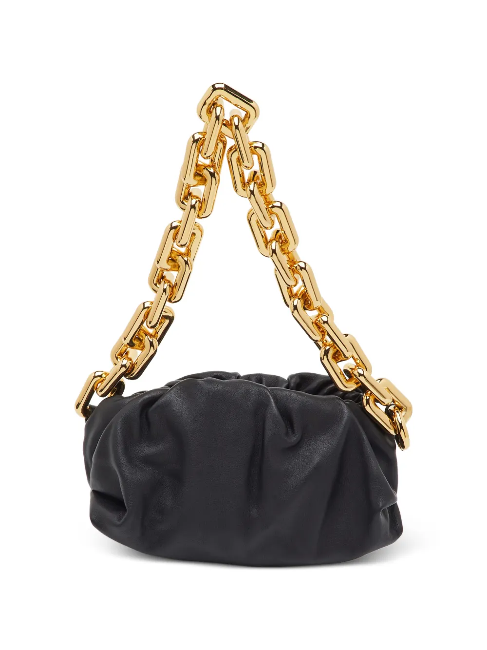 Bottega Veneta Pre-Owned The Pouch chain shoulder bag - Nero
