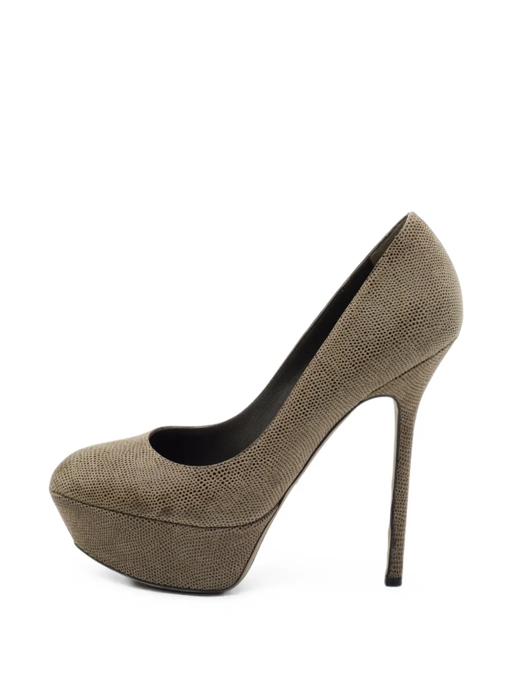 Sergio Rossi Plateau-Pumps mit Prägung - Nude