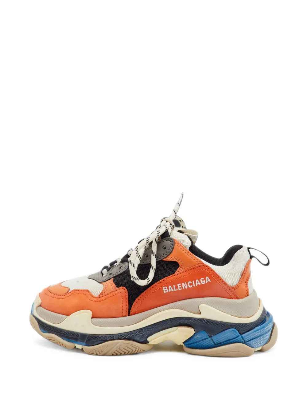 Balenciaga Pre-Owned Triple S mesh sneakers - Orange