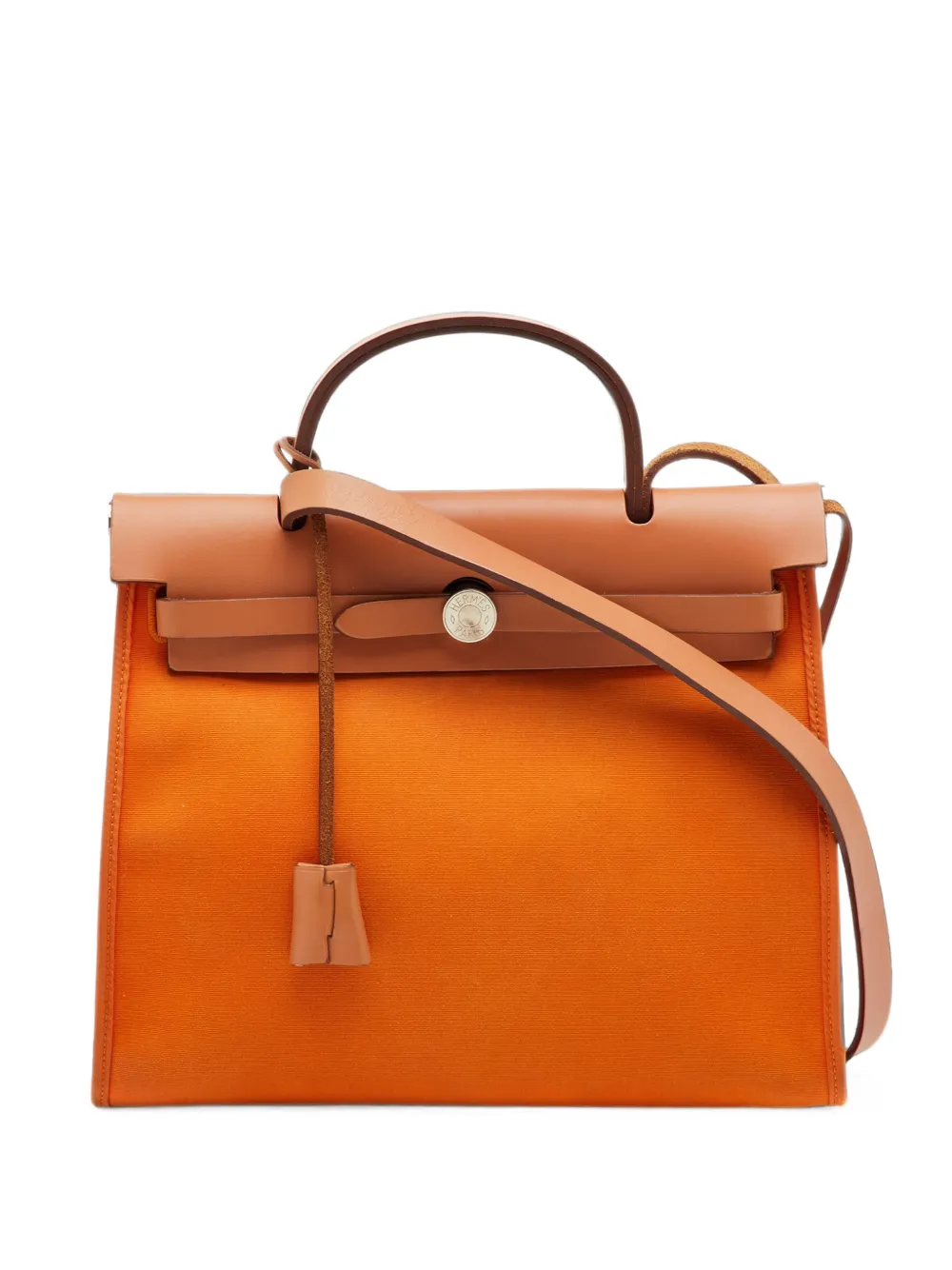 Hermès Pre-Owned 31 Herbag Zip tote bag - Arancione