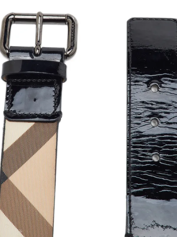 Burberry Pre-Owned ノバチェック バックル ベルト | ニュートラル